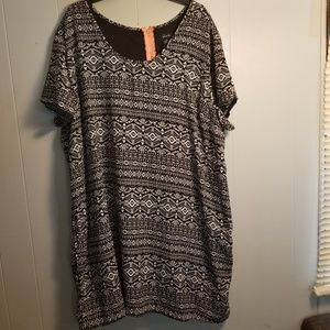 Black and white dress